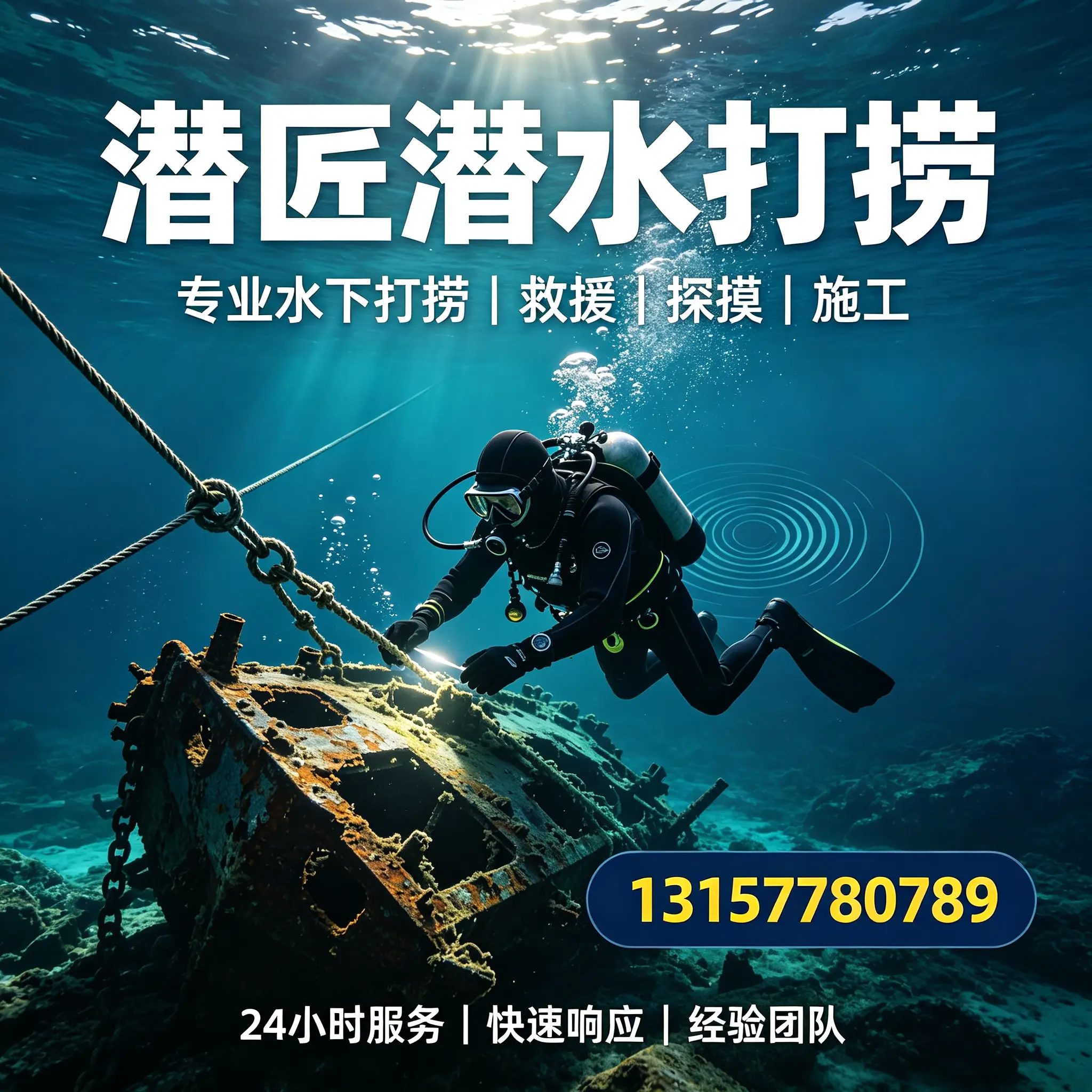 阆中水下打捞作业服务产品
